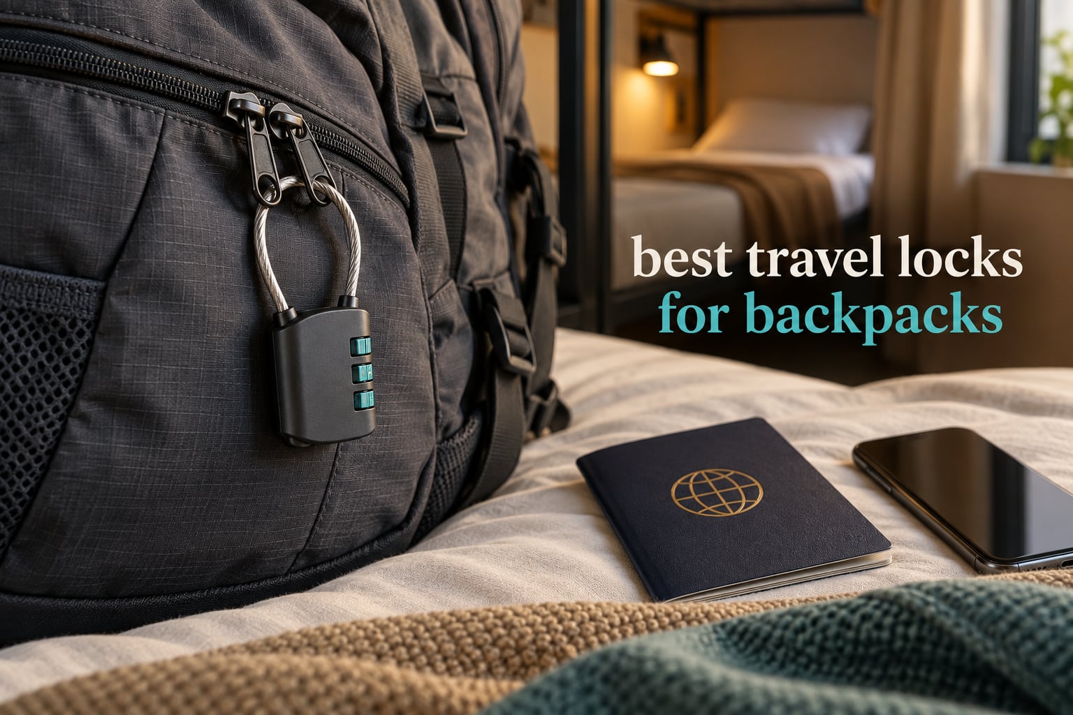 best travel locks for backpacks