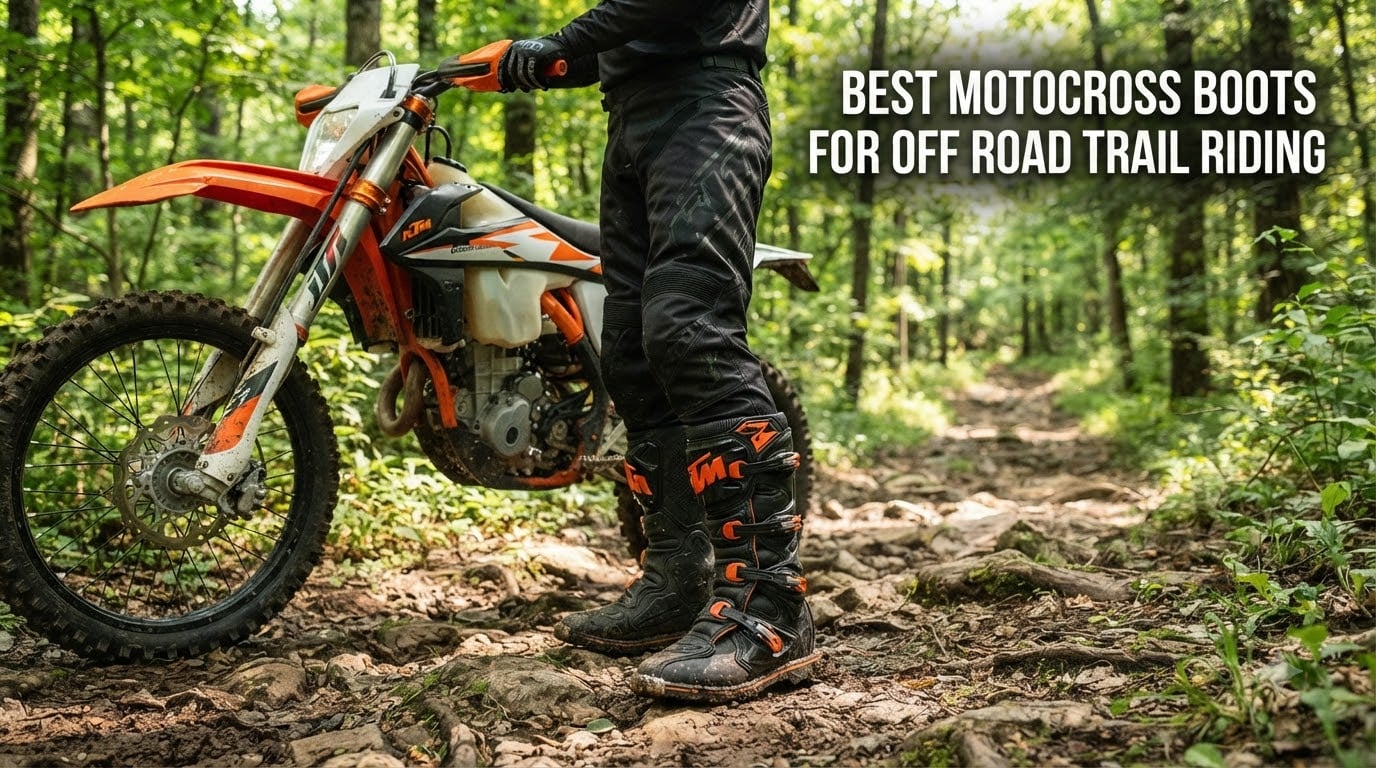best motocross boots for off road trail riding