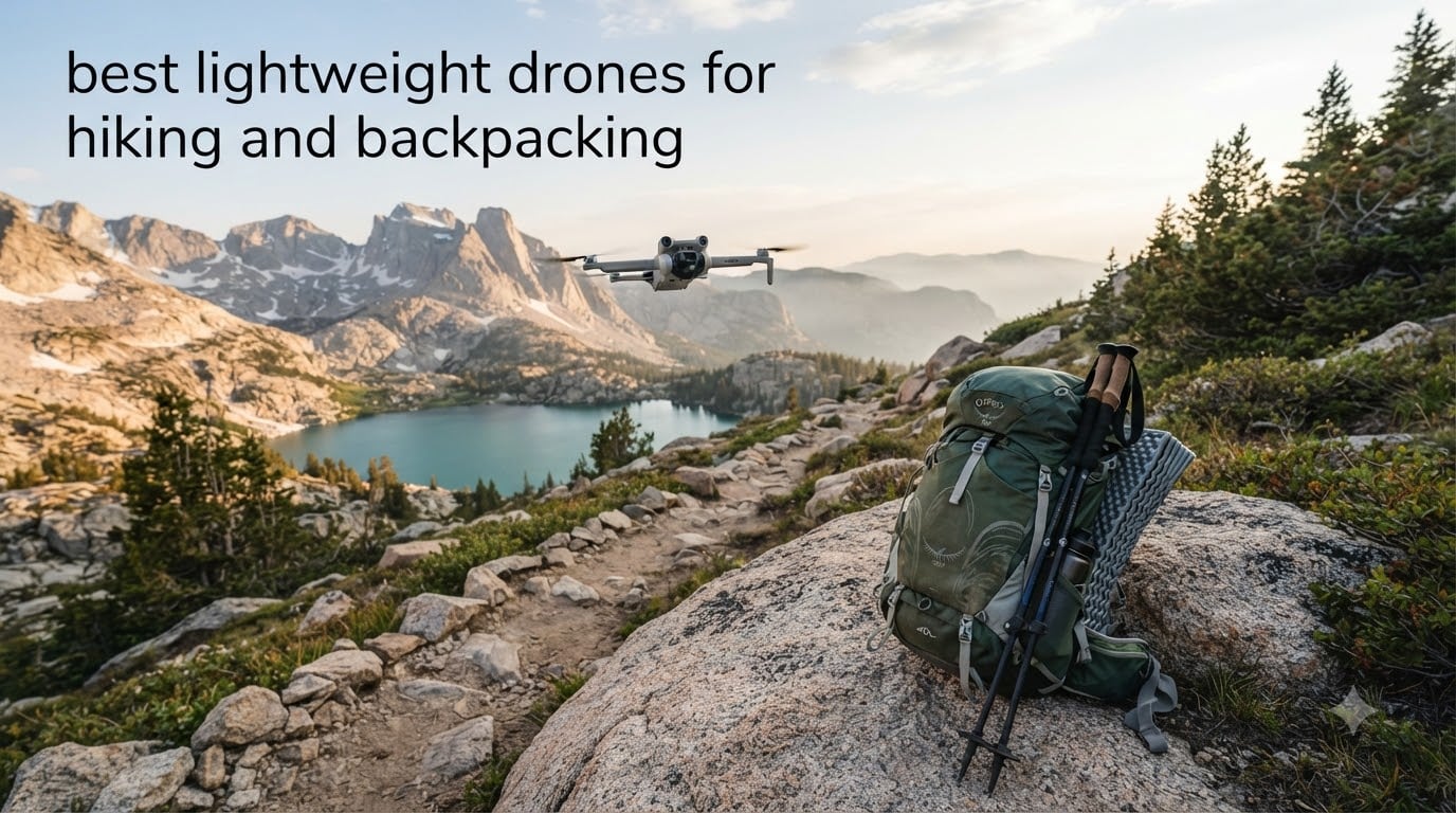 best lightweight drones for hiking and backpacking