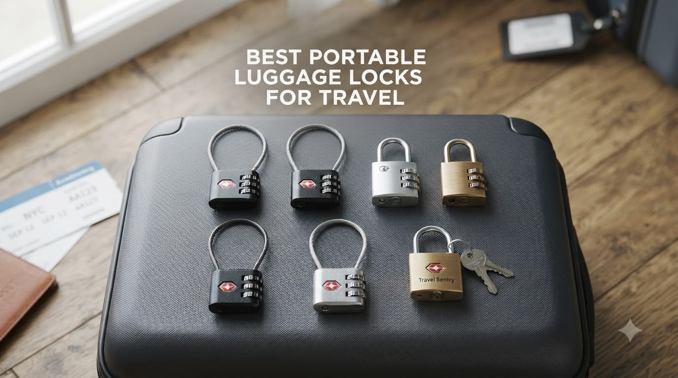 best portable luggage locks for travel