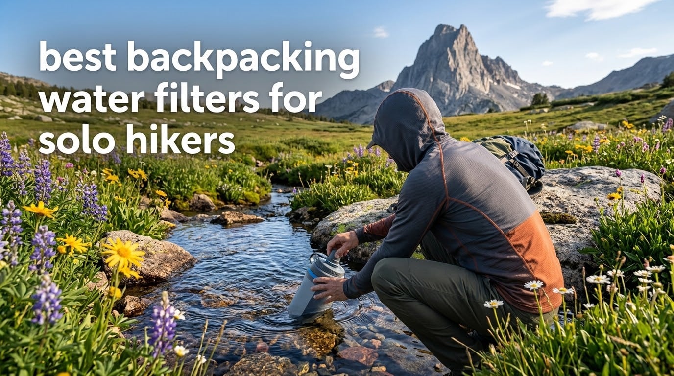 best backpacking water filters for solo hikers