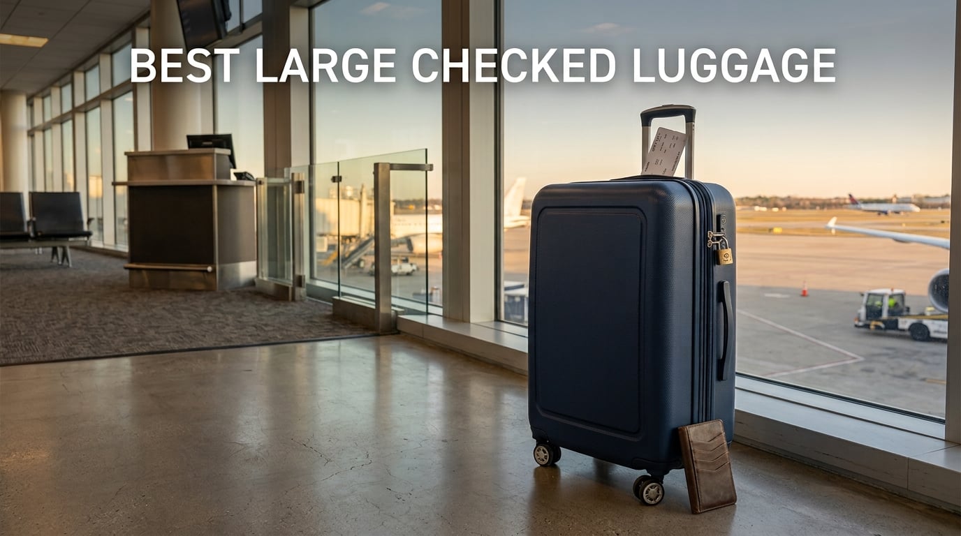 best large checked luggage