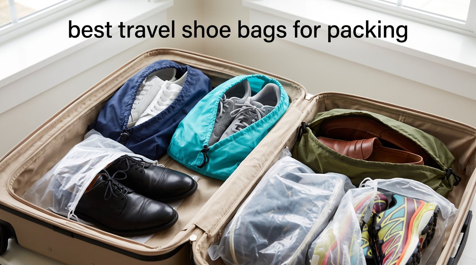 best travel shoe bags for packing