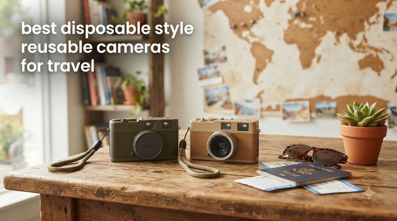 best disposable style reusable cameras for travel
