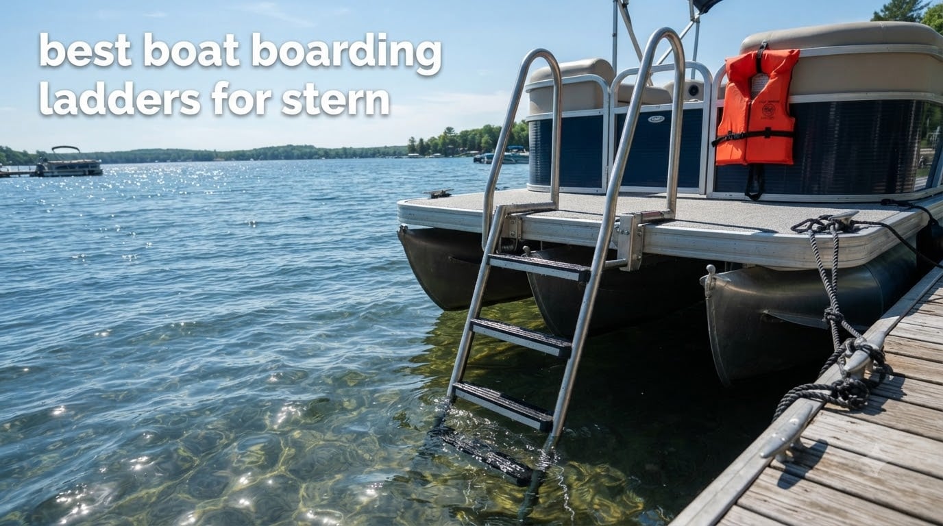 best boat boarding ladders for stern