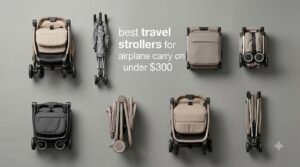 best travel strollers for airplane carry on under $300