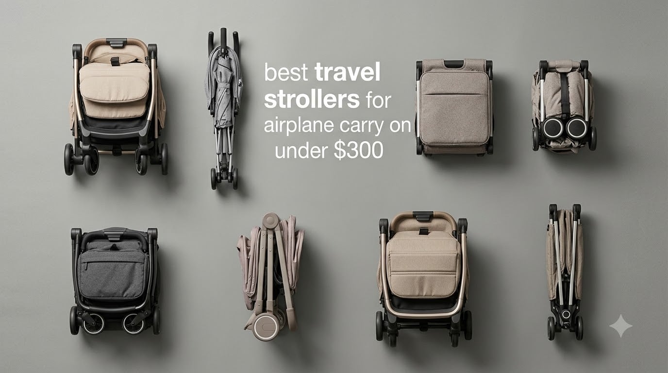 best travel strollers for airplane carry on under $300