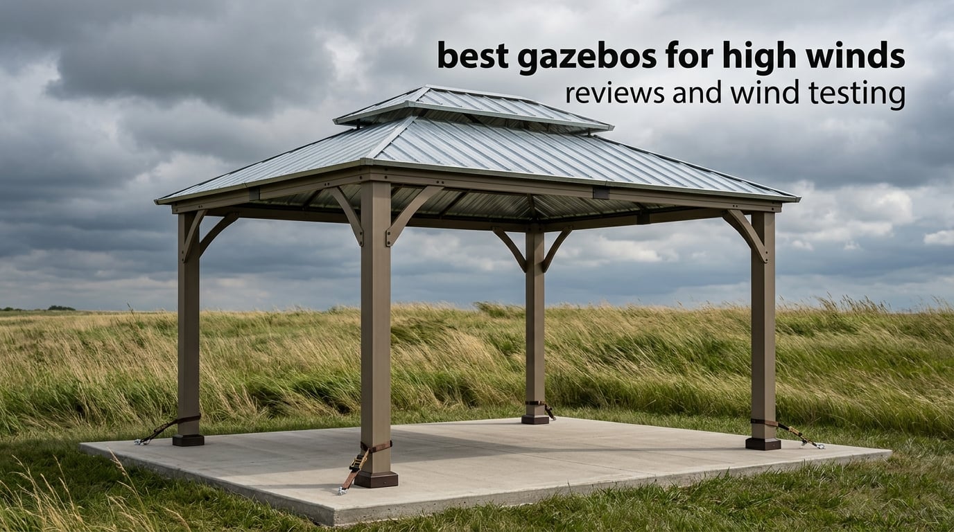 best gazebos for high winds reviews and wind testing