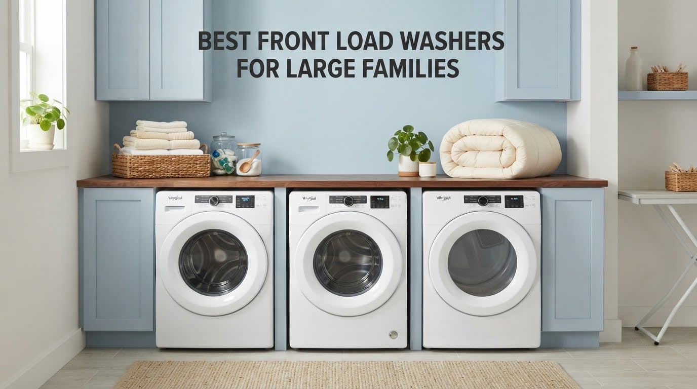 best front load washers for large families