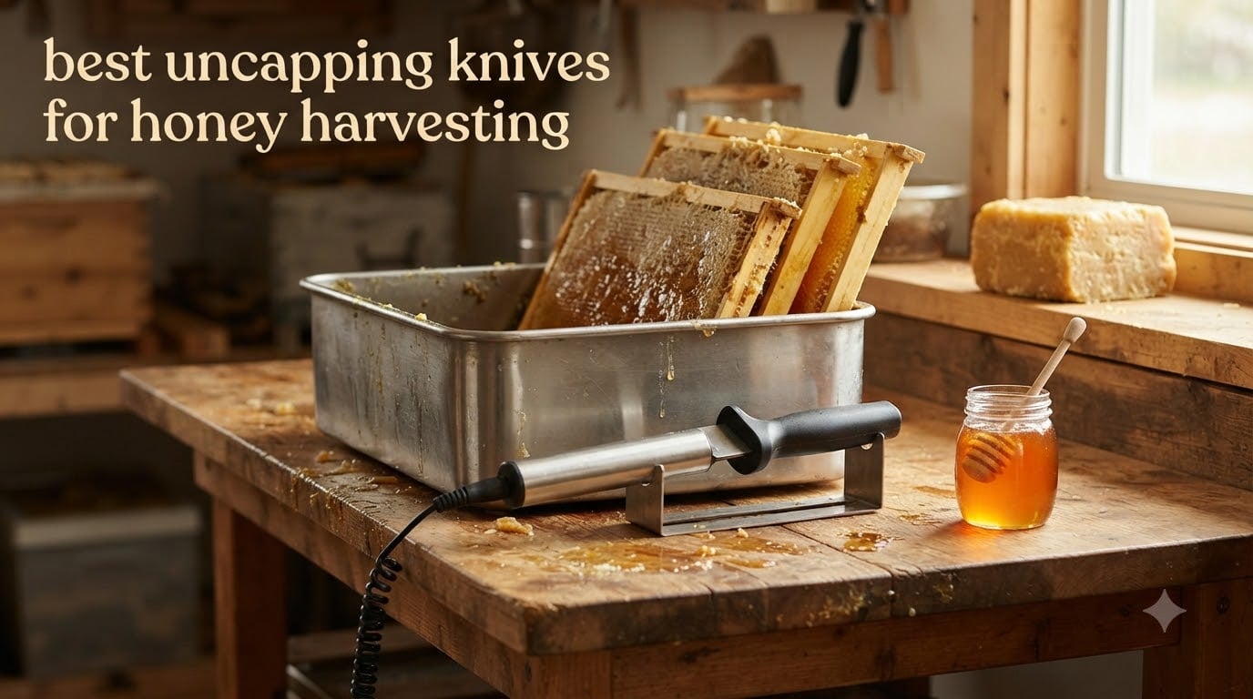best uncapping knives for honey harvesting