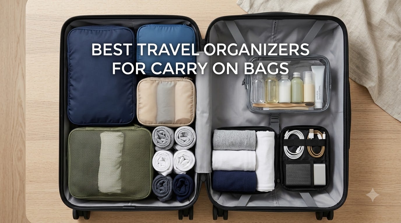 best travel organizers for carry on bags