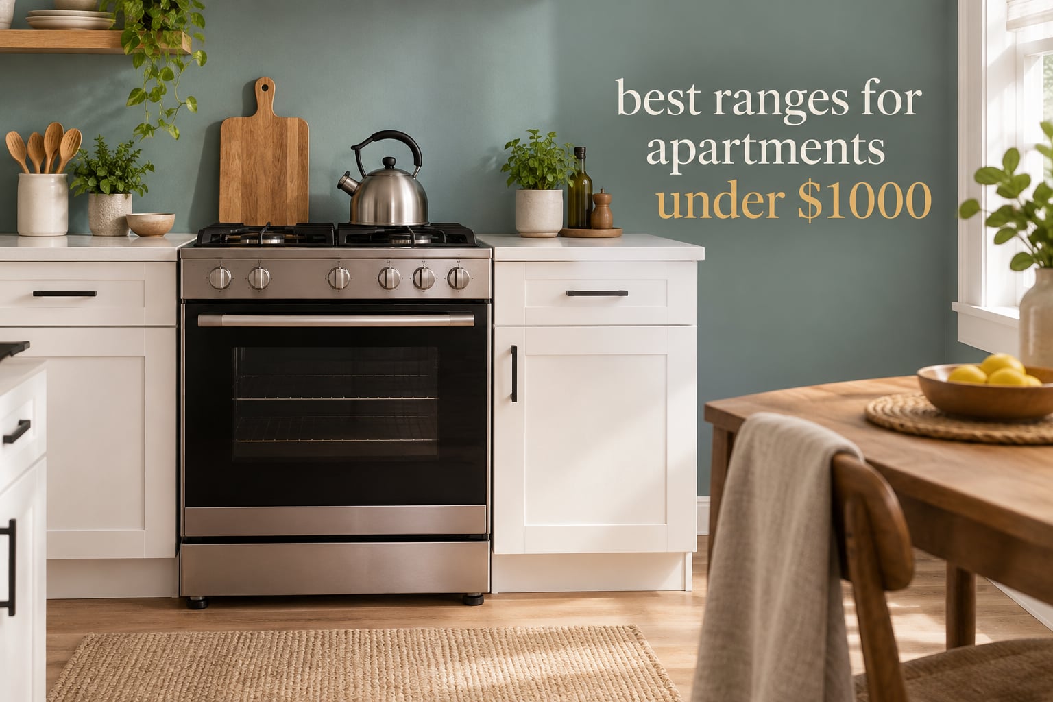 best ranges for apartments under $1000