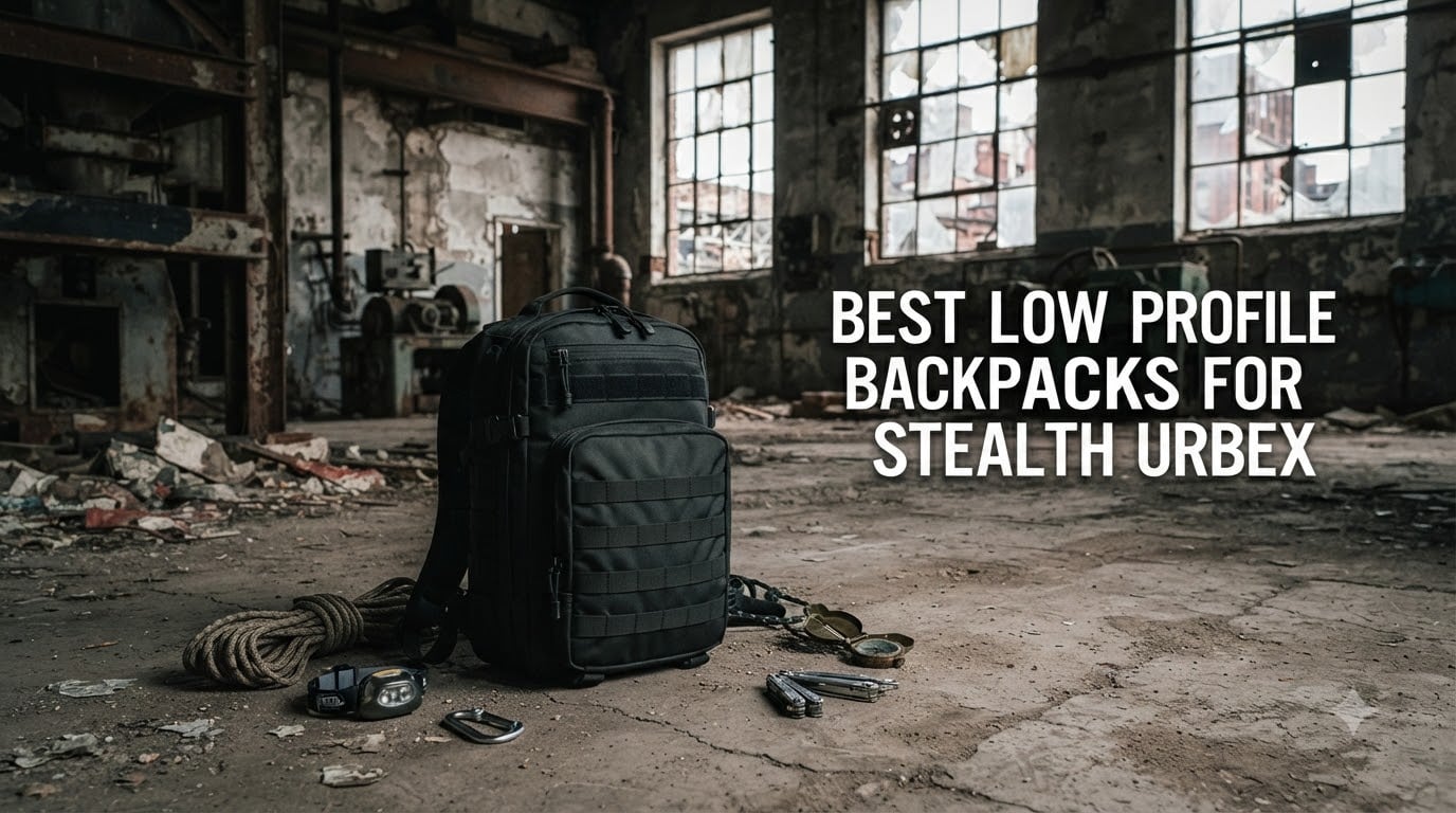 best low profile backpacks for stealth urbex