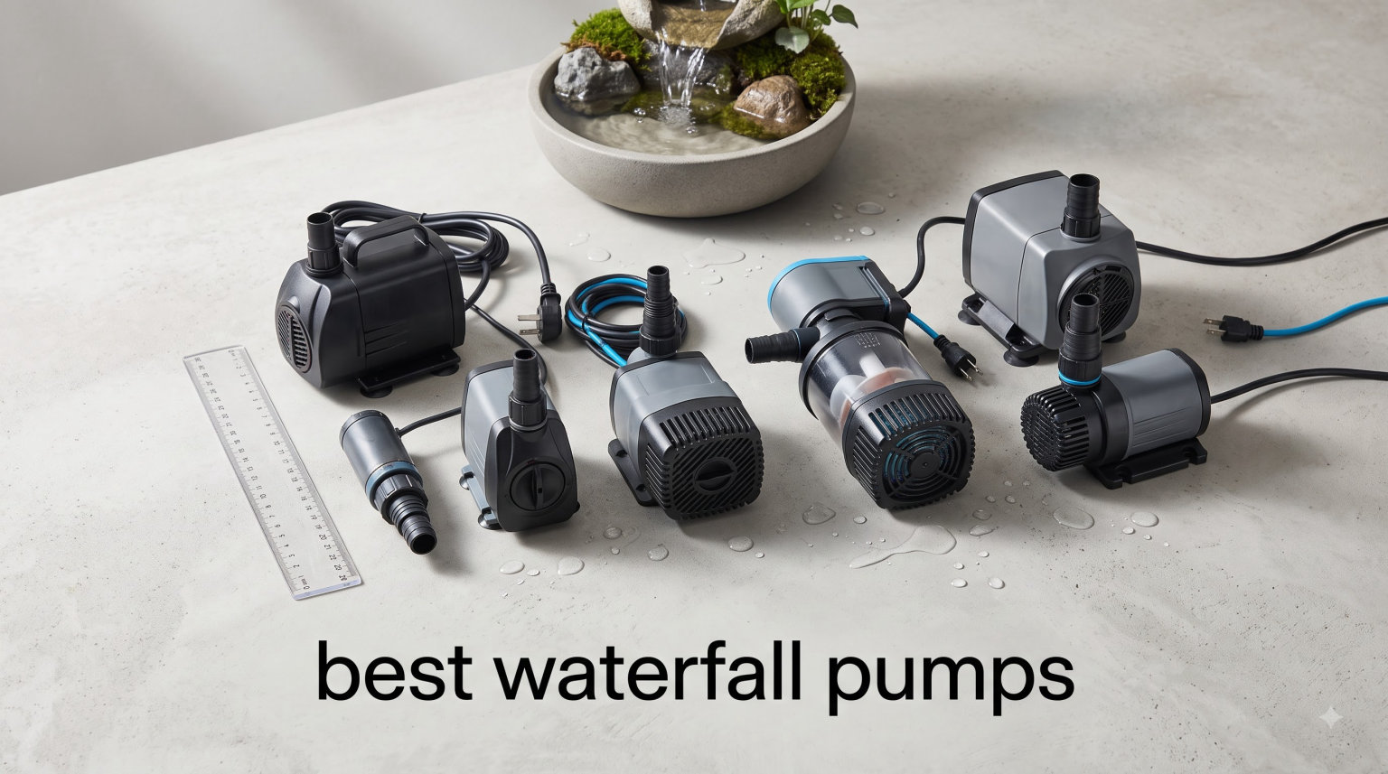 best waterfall pumps