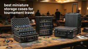 best miniature storage cases for tournament travel