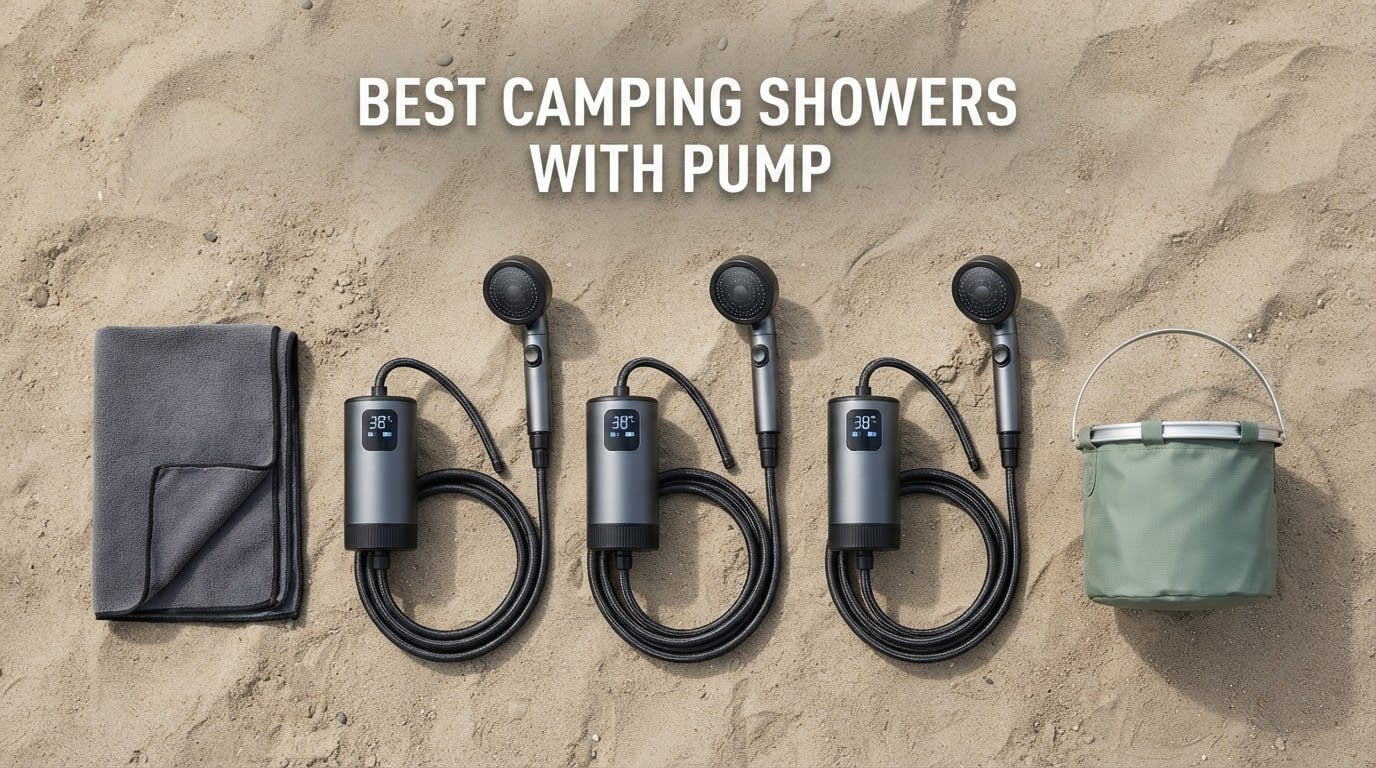 best camping showers with pump