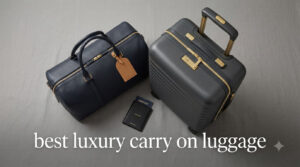 best luxury carry on luggage