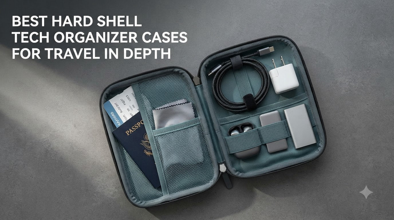 best hard shell tech organizer cases for travel in depth
