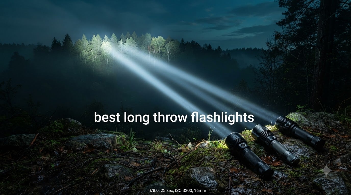 best long throw flashlights