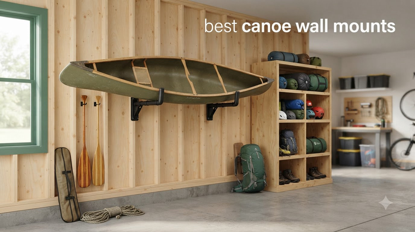 best canoe wall mounts
