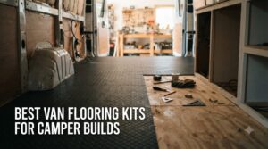best van flooring kits for camper builds