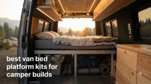 best van bed platform kits for camper builds