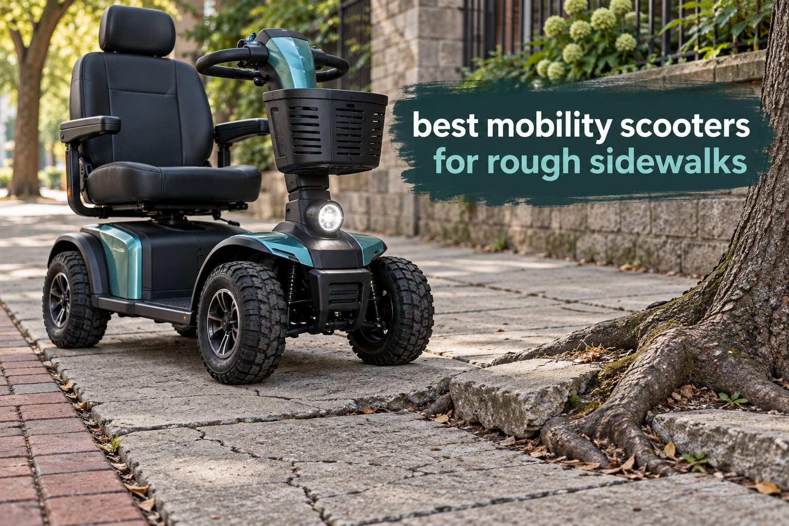 best mobility scooters for rough sidewalks