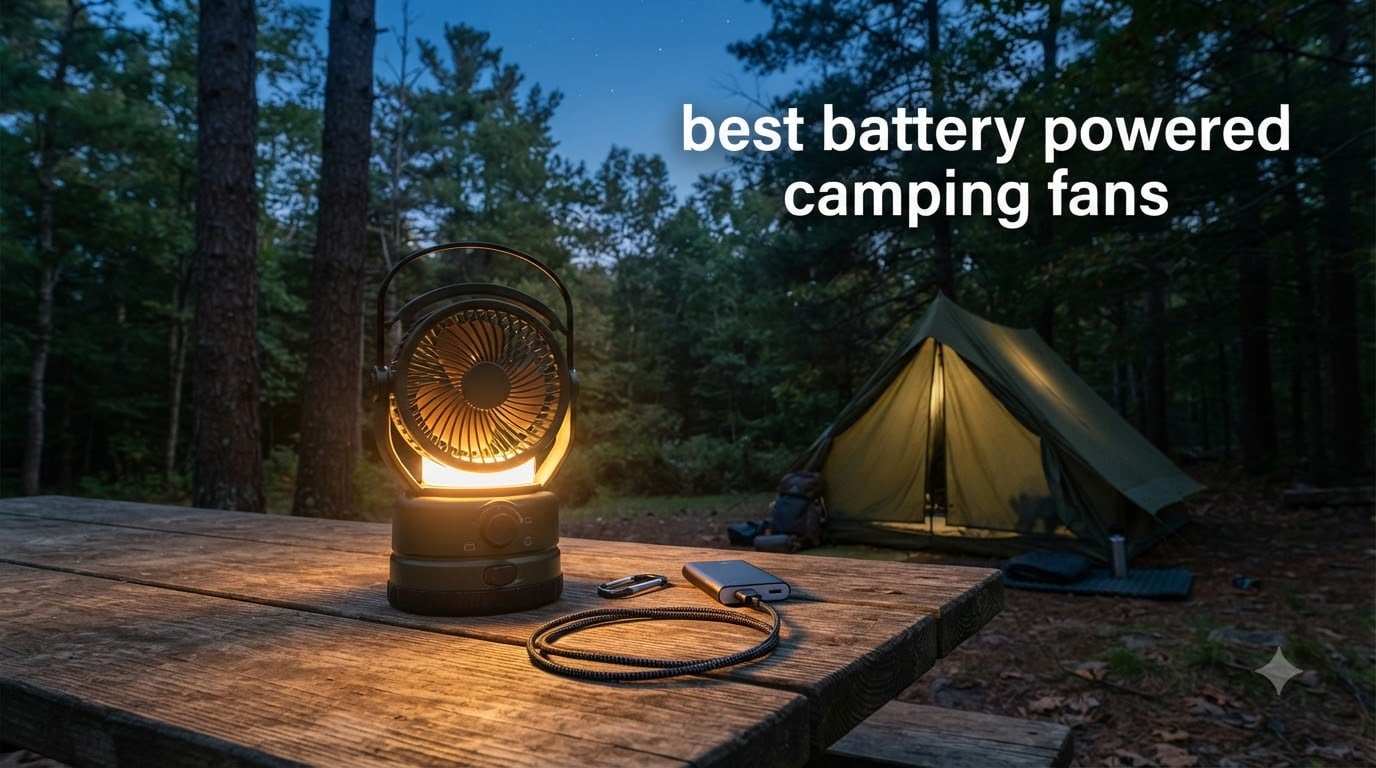 best battery powered camping fans