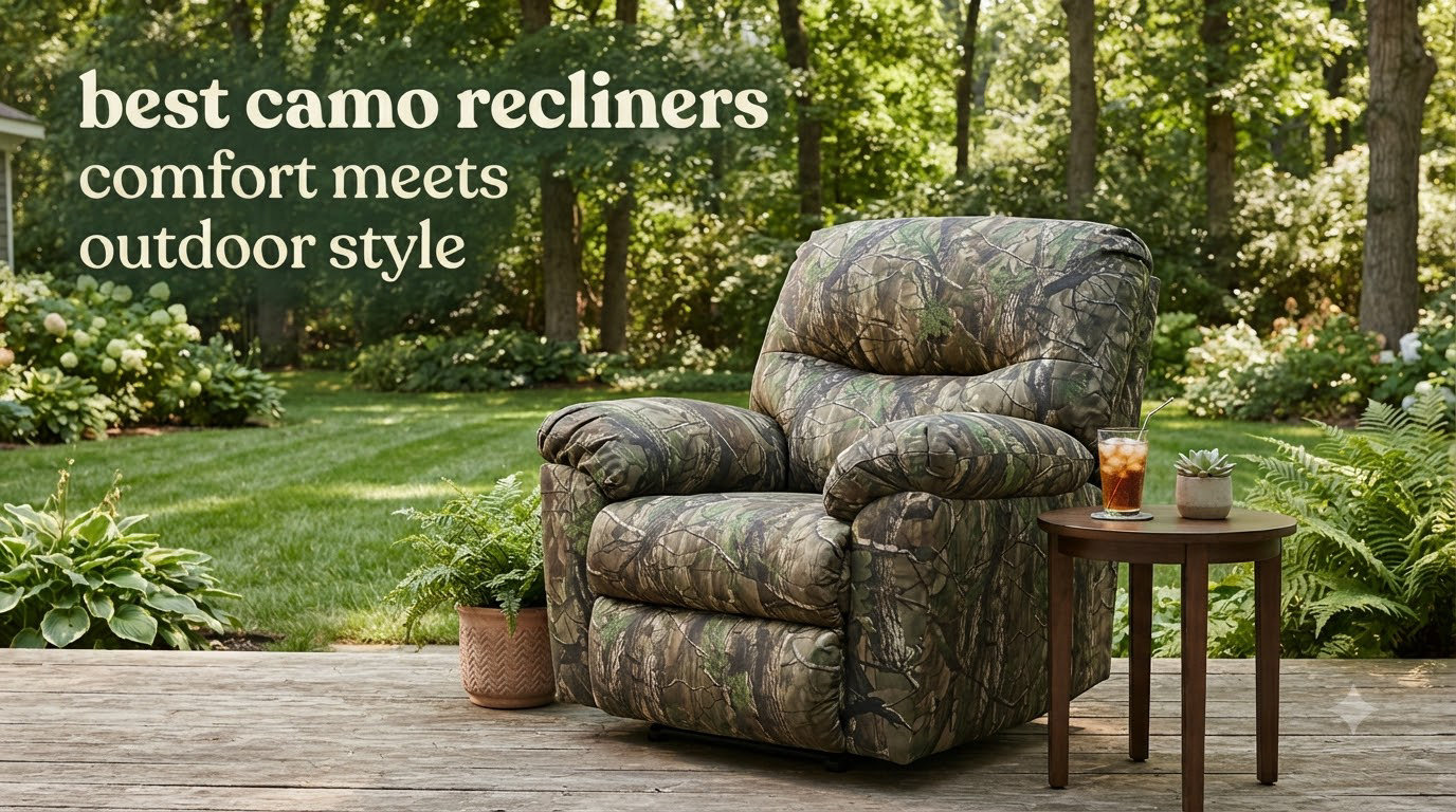 best camo recliners comfort meets outdoor style