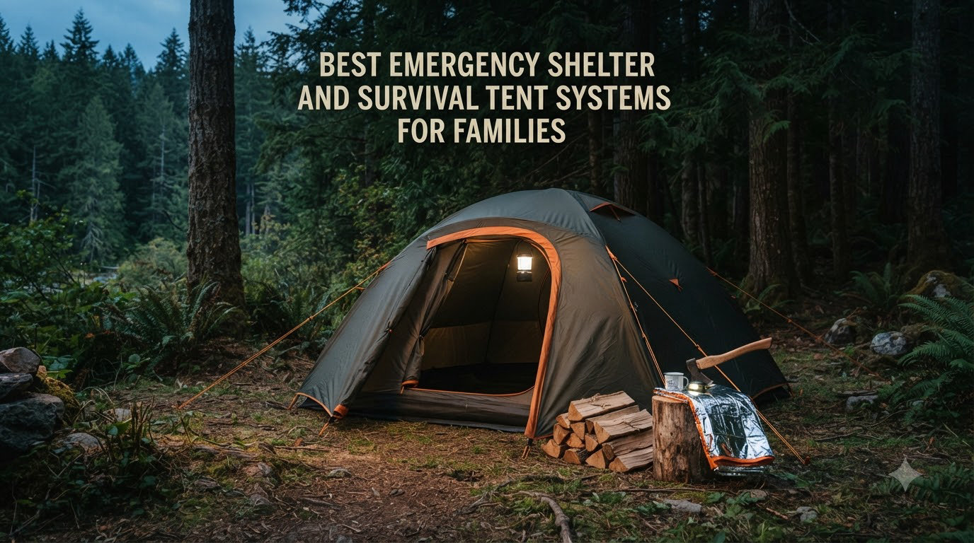 best emergency shelter and survival tent systems for families