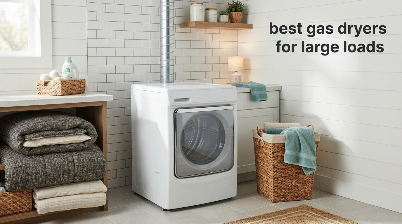 best gas dryers for large loads
