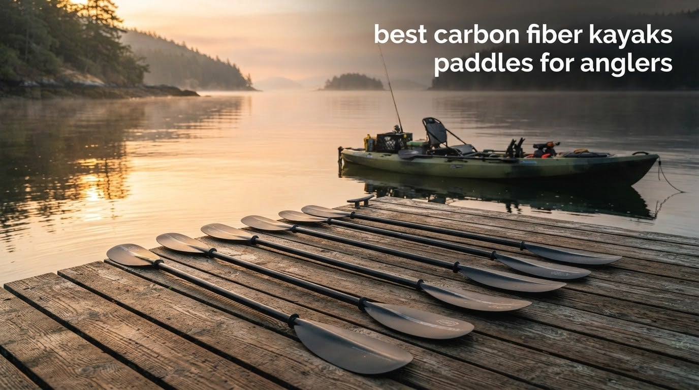 best carbon fiber kayaks paddles for anglers