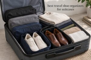 best travel shoe organizers for suitcases