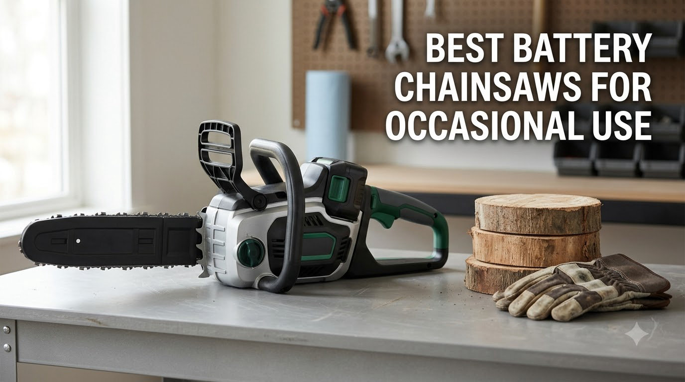 best battery chainsaws for occasional use