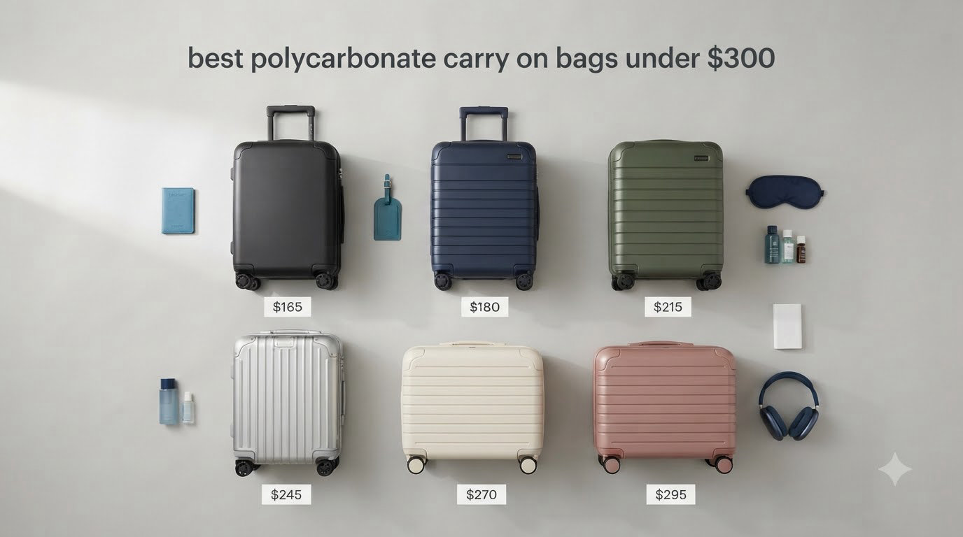 best polycarbonate carry on bags under $300