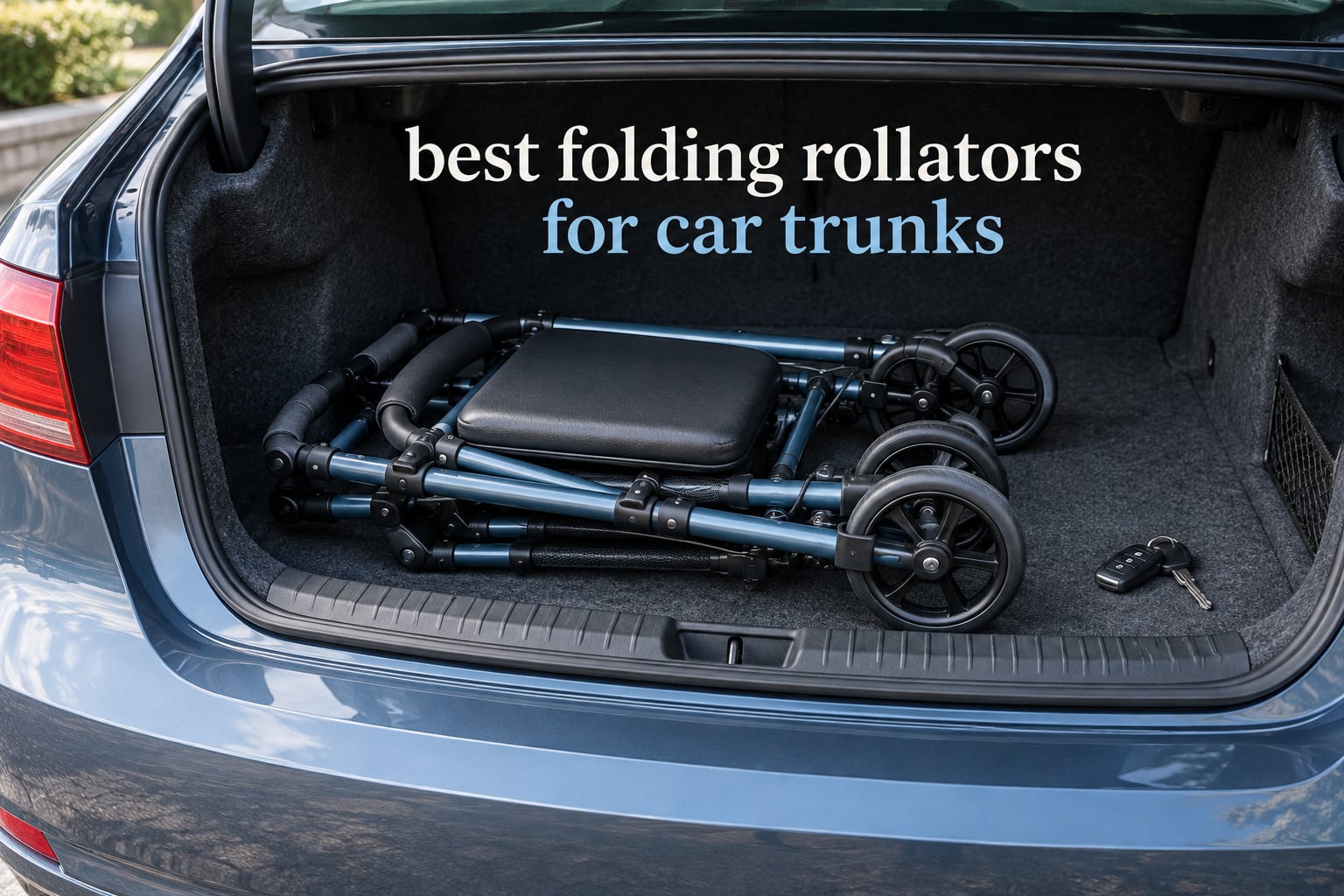 best folding rollators for car trunks