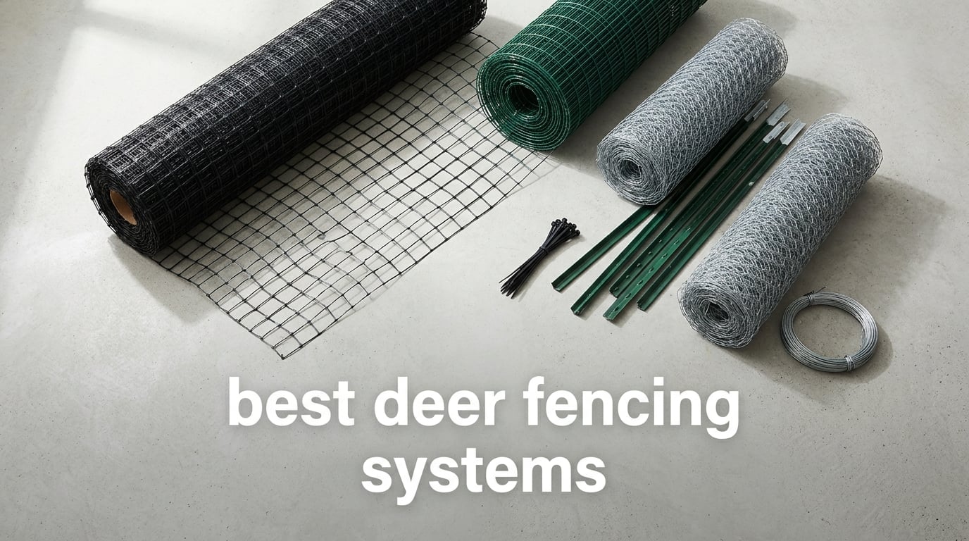 best deer fencing systems