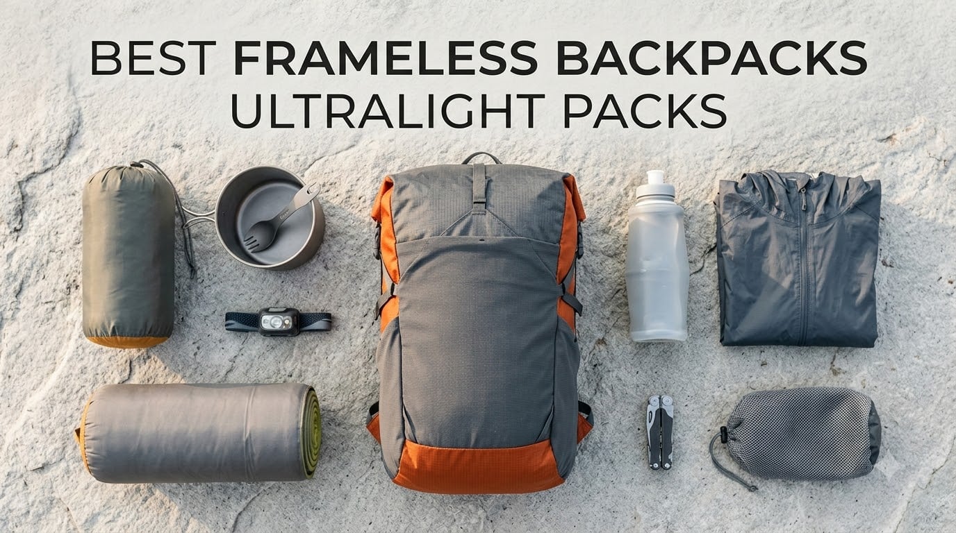 best frameless backpacks ultralight packs