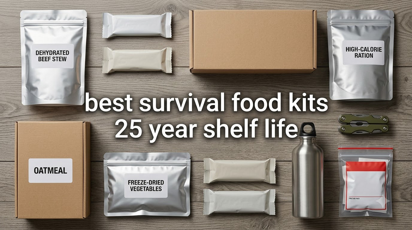 best survival food kits 25 year shelf life