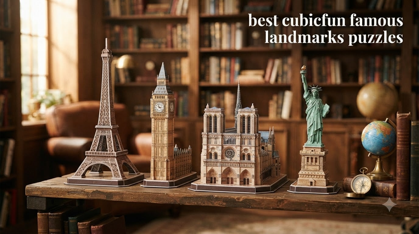 best cubicfun famous landmarks puzzles