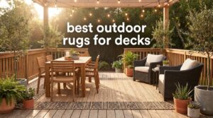 best outdoor rugs for decks