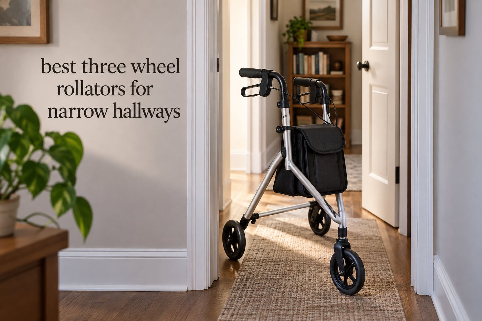 best three wheel rollators for narrow hallways