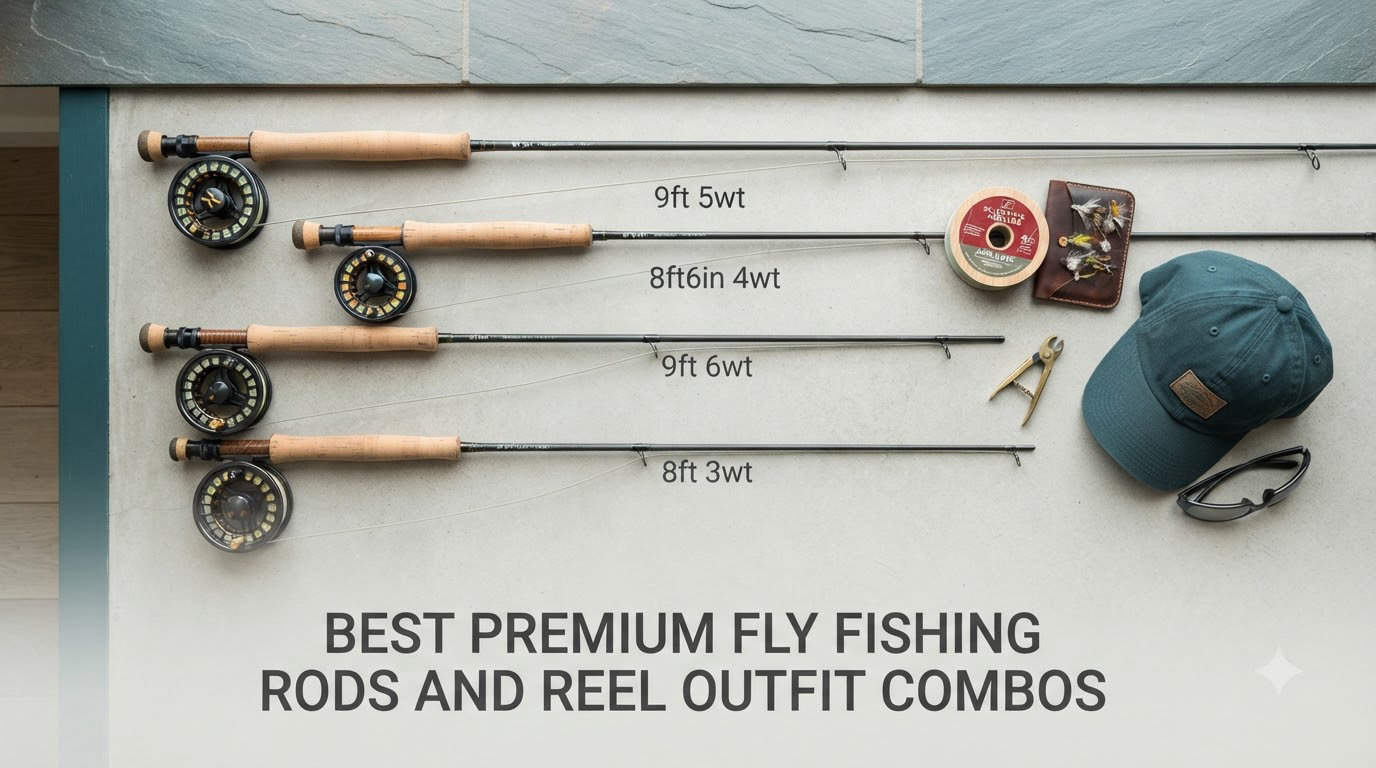best premium fly fishing rods and reel outfit combos