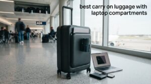best carry on luggage with laptop compartments