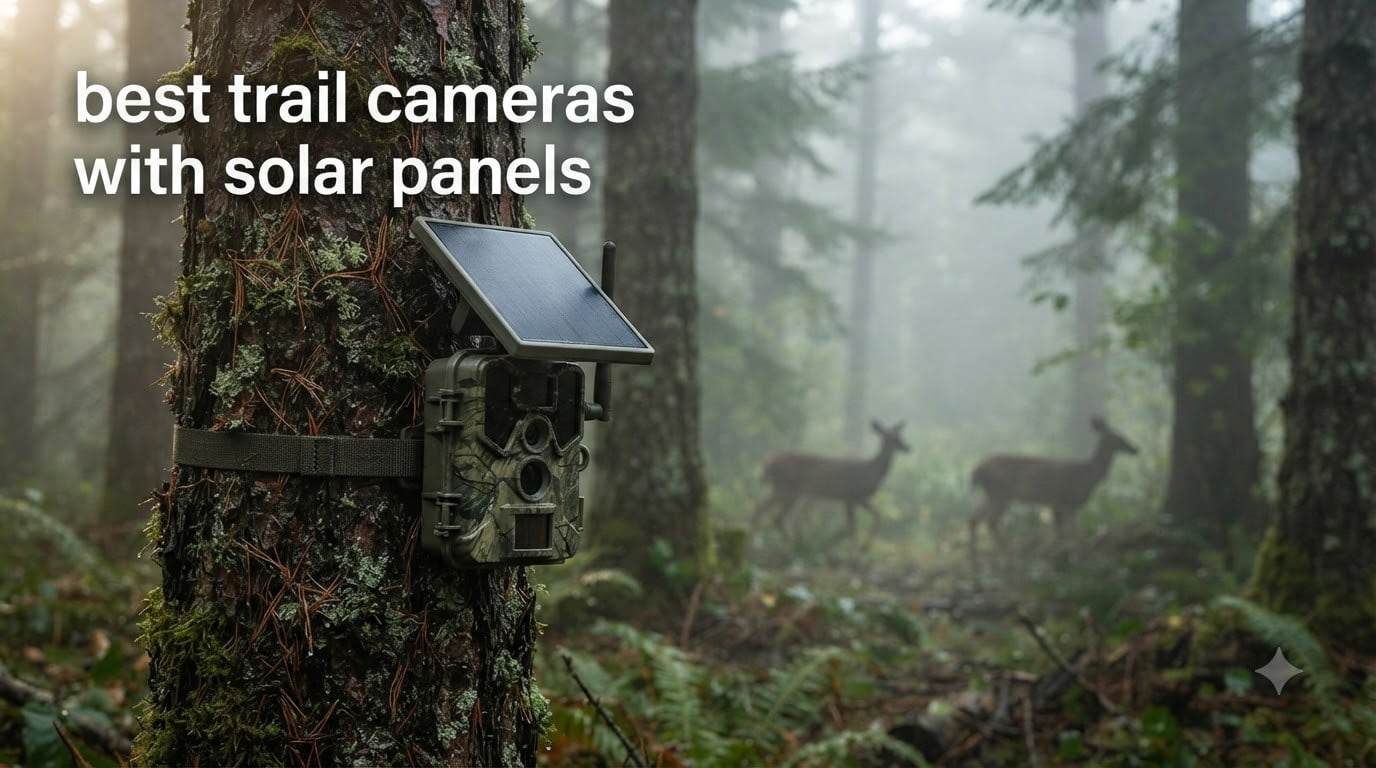 best trail cameras with solar panels