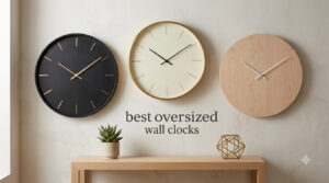 best oversized wall clocks