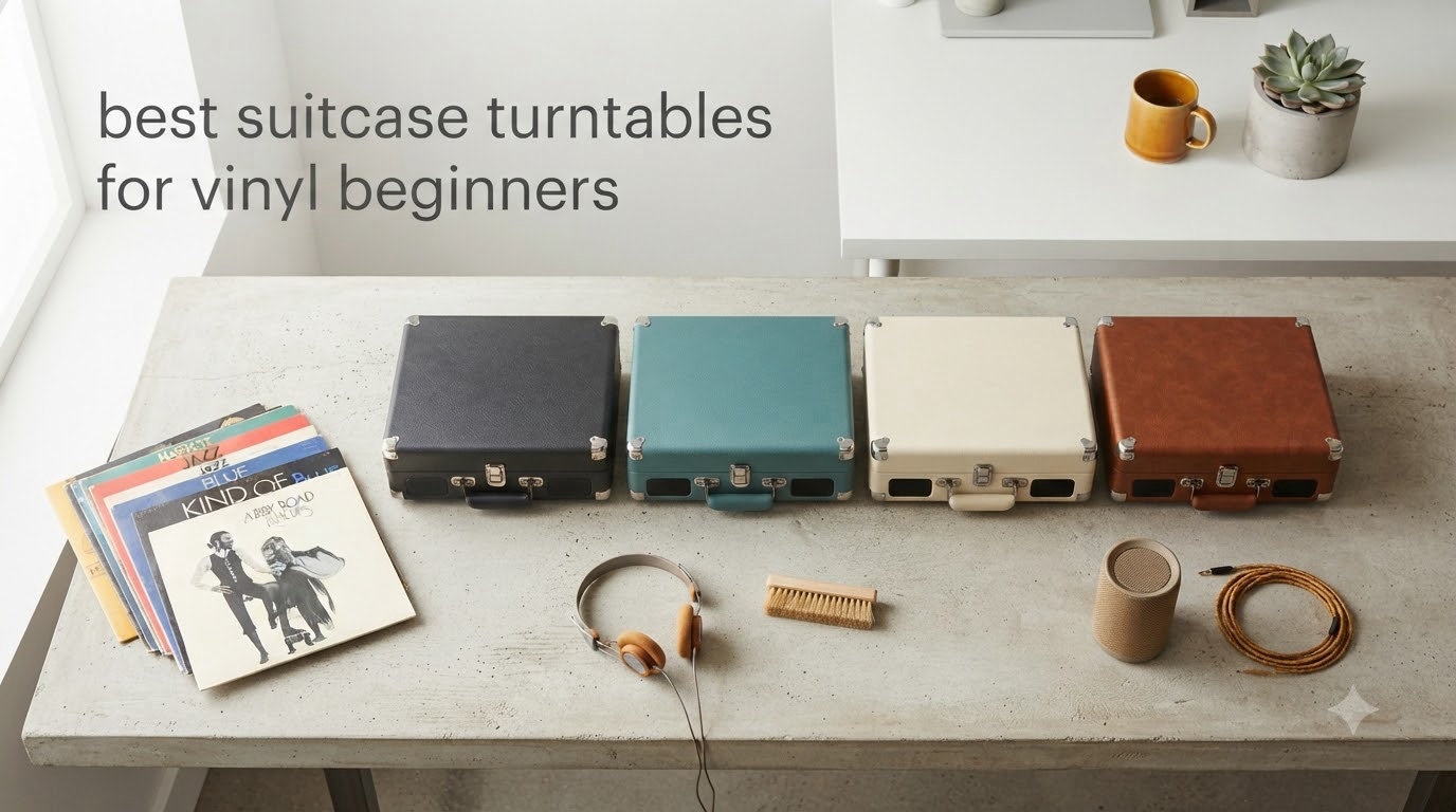 best suitcase turntables for vinyl beginners
