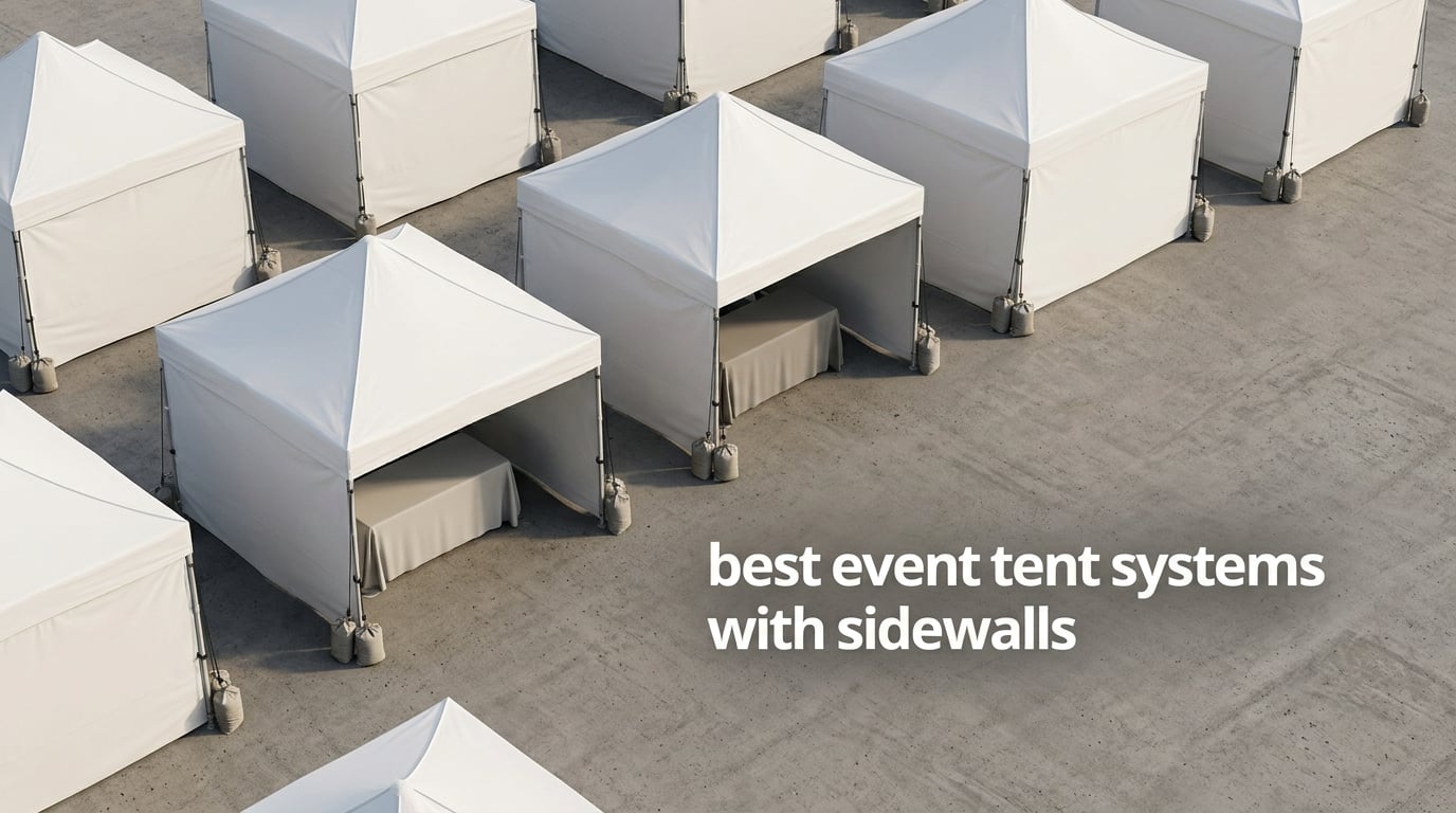 best event tent systems with sidewalls