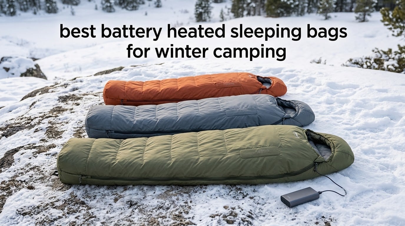 best battery heated sleeping bags for winter camping