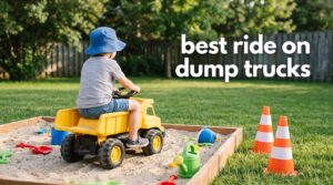 best ride on dump trucks